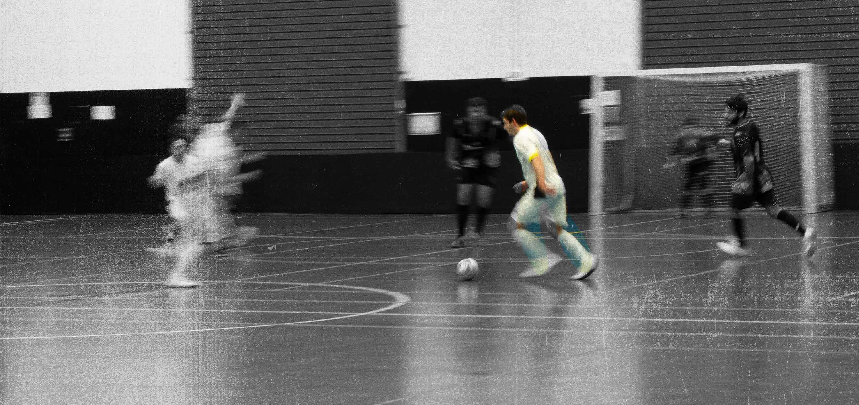 Futsal in action